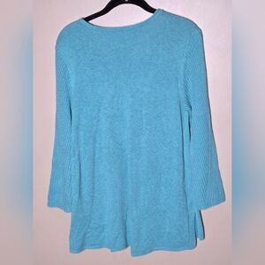 Habitat 100% Cotton Ribbed Elevated Basic Quiet Luxury Sweater, Medium